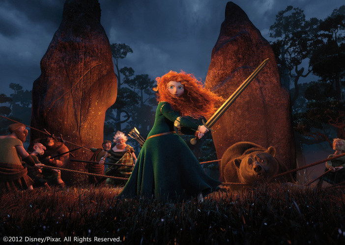 메리다와 마법의 숲 영화 한 장면